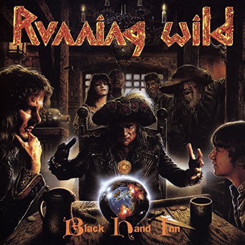 "CD album cover art featuring a pirate-like figure with a glowing crystal ball."