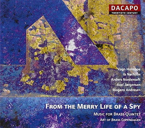 A CD cover with a blue and gold abstract design and white text.