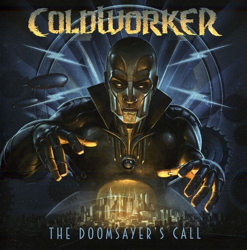 "CD cover art featuring a metallic humanoid figure looming over a cityscape."