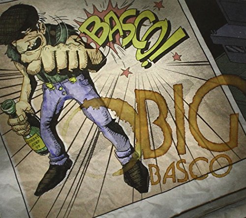 "CD cover art featuring a cartoon man holding a bottle, with 'Big Basco' text."