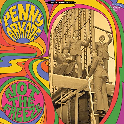 Album cover for Penny Arkade’s “Not The Freeze” with a psychedelic design.