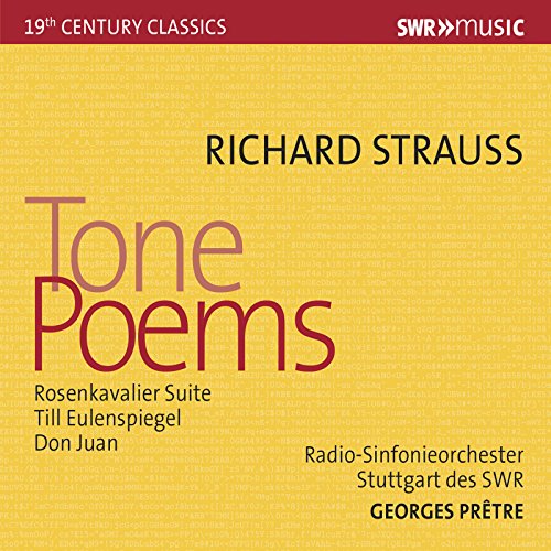 CD cover for Richard Straussā āTone Poemsā performed by Stuttgart orchestra.