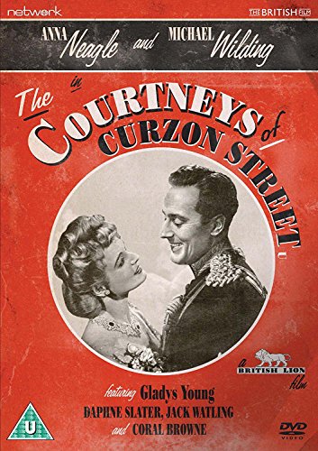 DVD cover for "The Courtneys Of Curzon Street" featuring Anna Neagle and Michael Wilding.