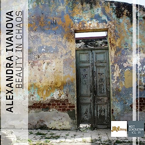 CD cover with a weathered teal door and peeling paint texture.