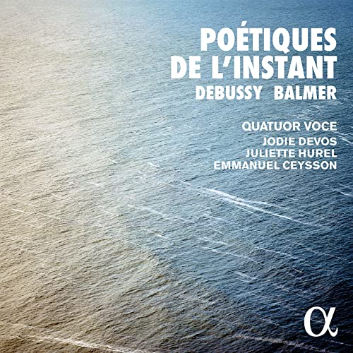 CD cover with abstract blue water texture and white text.