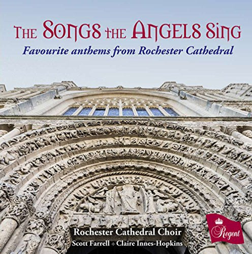 "CD cover featuring ornate cathedral archway and red title text."