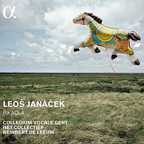 A CD cover featuring a colorful horse balloon in a grassy field under cloudy sky.