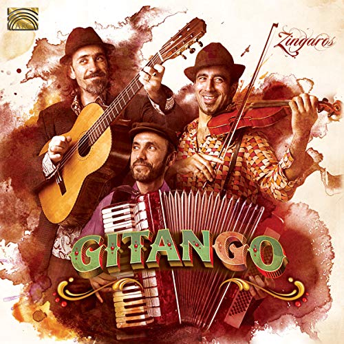 CD cover featuring three musicians with guitar, violin, and accordion.