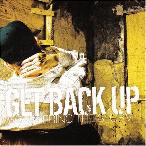 Get Back Up" CD cover with placeholder text and Amazon logo.