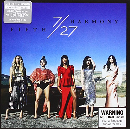 Fifth Harmony’s “7/27” deluxe edition CD cover with group portrait.