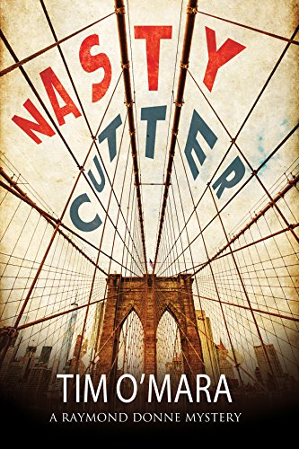 Book cover with 'Nasty Cutter' text and a view of the Brooklyn Bridge.