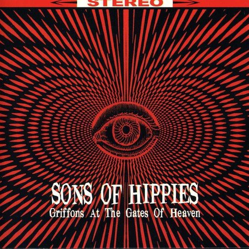 Red and black album cover with an eye at the center, surrounded by radial lines.
