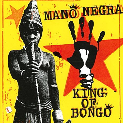 "Album cover with a man in traditional attire and a raised hand on a yellow background."