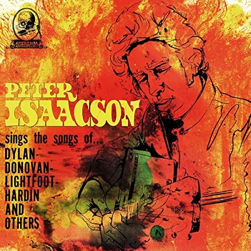 Vinyl album cover featuring a sketched portrait of Peter Isaacson.
