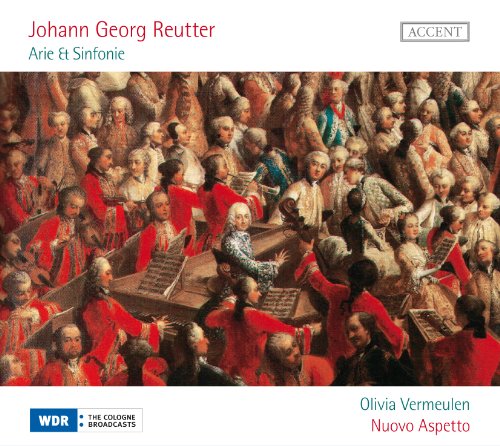 "CD cover featuring a classical music scene with musicians in 18th-century attire."