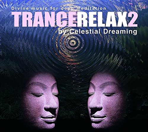 CD cover for “TranceRelax 2” featuring a swirling, abstract face image.