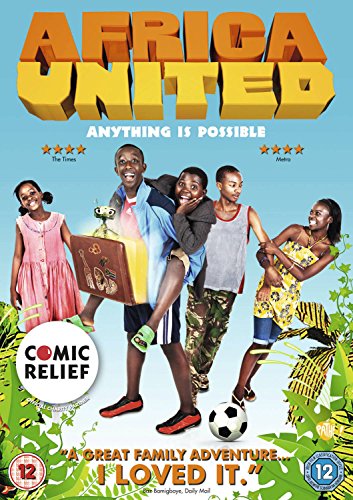 DVD cover for Africa United featuring five young people and a soccer ball.
