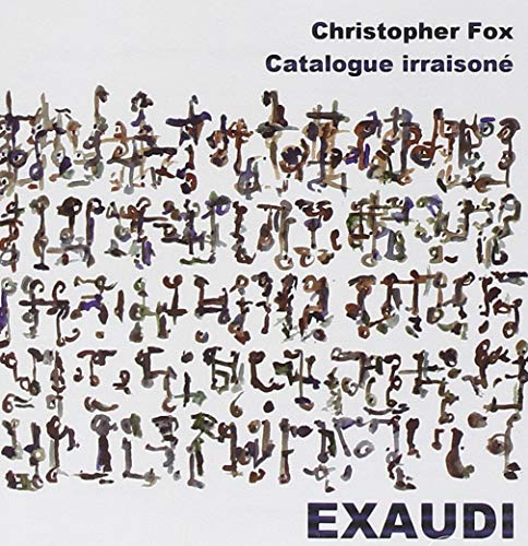CD cover for "Catalogue irraisoné" by Christopher Fox, abstract art.