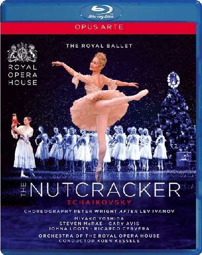 Ballet DVD cover featuring a dancer in a peach tutu, with chorus line and tree.