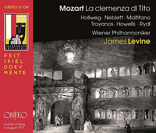 Red and black CD cover with opera house image and white and yellow text.