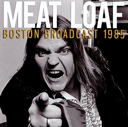 Meat Loaf album cover, black and white portrait, pointing forward.