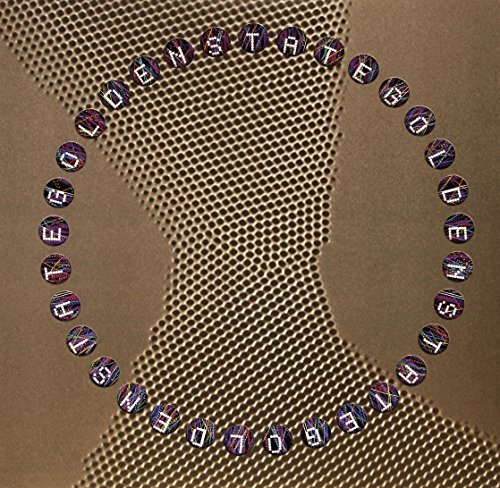 Vinyl record cover with circular text reading "Golden State" on a brown background.