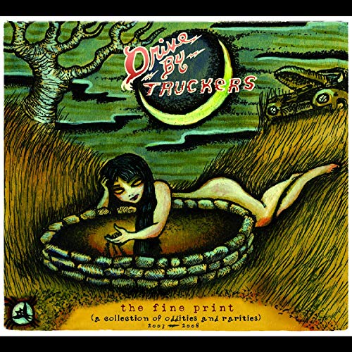 Drive-By Truckers album cover: illustration of a woman, tree, and moon.