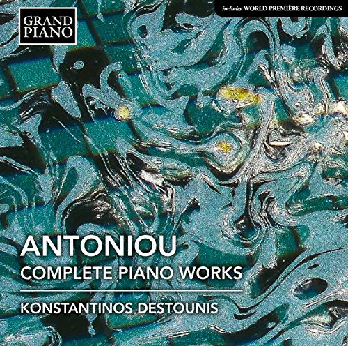 "CD cover with abstract blue and silver design, featuring white text and 'Grand Piano' logo."