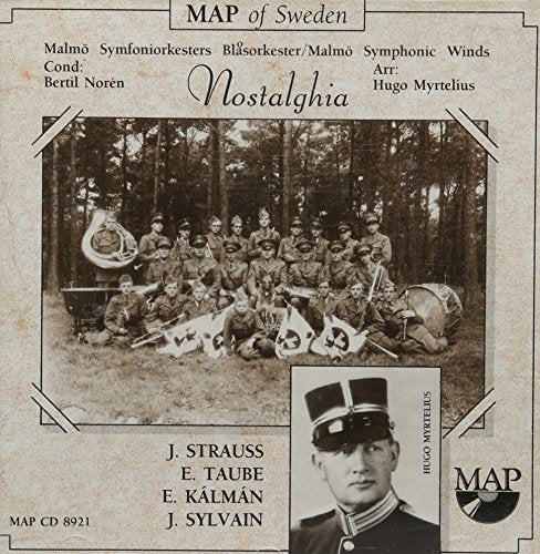 "CD cover with sepia-toned images of military musicians and a conductor in uniform."