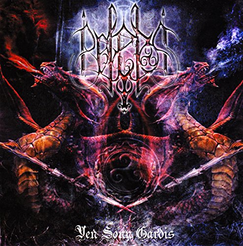CD cover with two winged dragon-like creatures and ornate lettering.