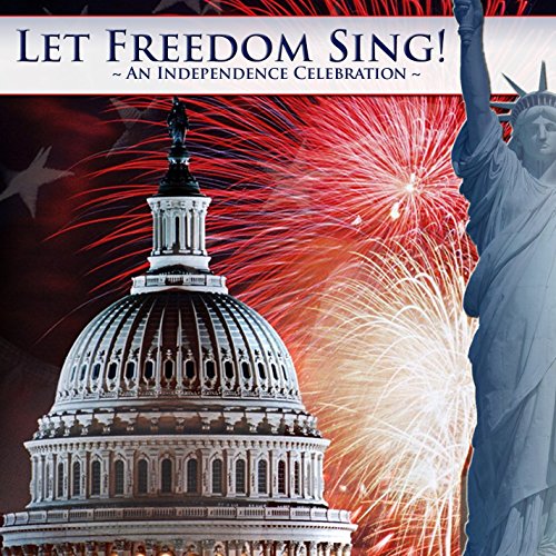 CD cover with Capitol Building, Statue of Liberty, and fireworks.