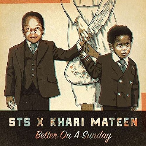 Vinyl album cover featuring two young boys in suits holding hands.