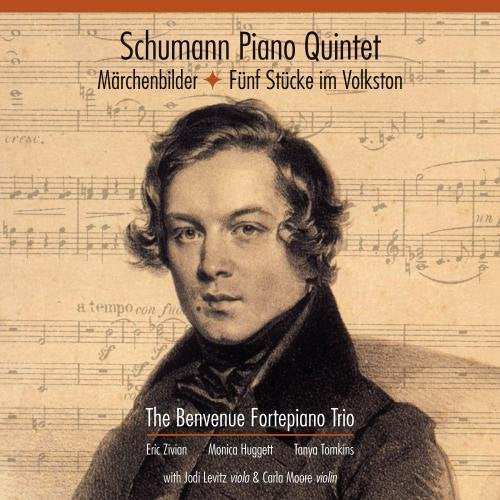 "CD cover featuring a sketch of a man on a sheet music background."