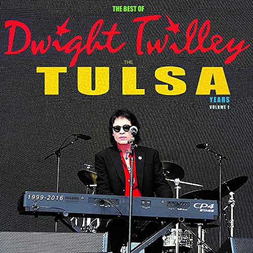 Dwight Twilley album cover featuring the artist at a keyboard onstage.