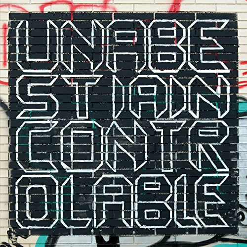 Black and white graffiti-style album cover with bold, block lettering.