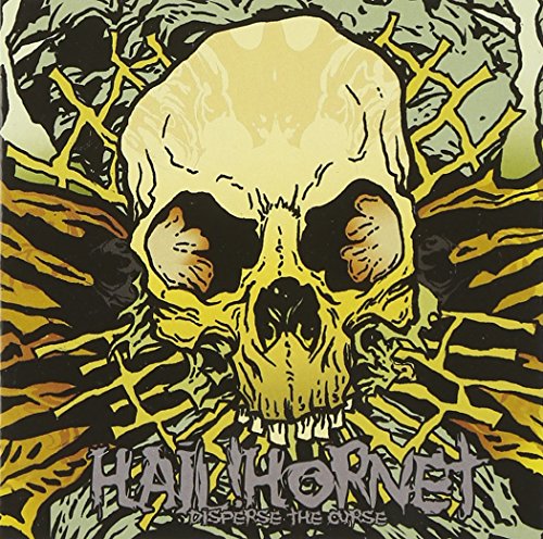 CD cover: skull with lightning bolts, text “Hail!Hornet - Disperse The Curse”.
