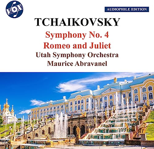 CD cover for Tchaikovsky’s Symphony No. 4 with a palace image.