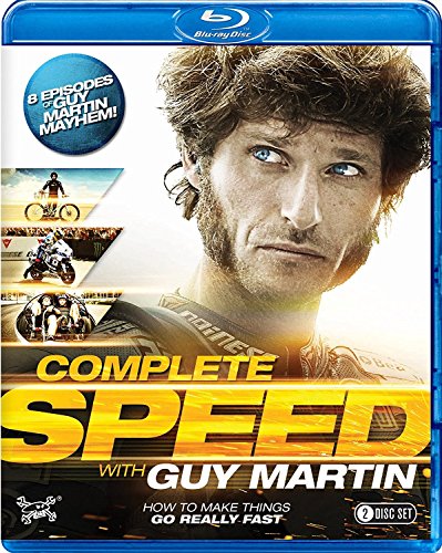 Blu-ray case with a man and motorcycles on the cover.