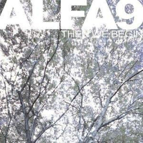 Album cover for Alfa 9 - Then We Begin, with a blurred tree background.