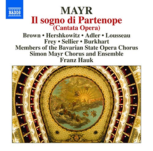 CD cover for "Il Sogno Di Partenope" featuring ornate theater ceiling.