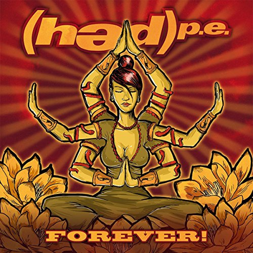 Hed P.E. “Forever!” album cover: woman in lotus position with multiple arms.
