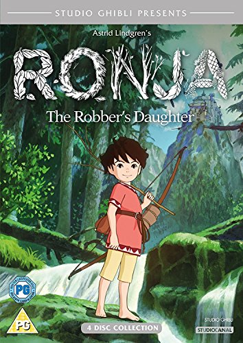 DVD cover featuring an animated girl with a bow and arrow in a forest.