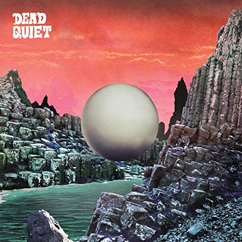 CD cover with a large white orb over rocky landscape and water.