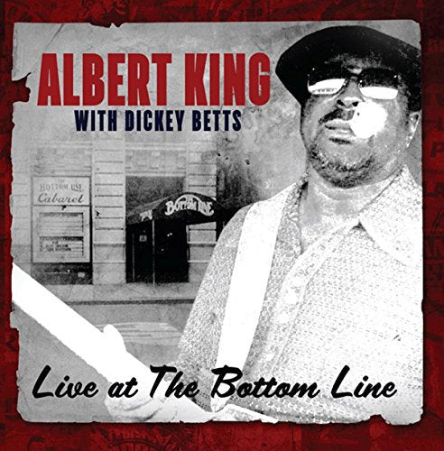 Albert King with Dickey Betts CD cover, portrait and venue image.