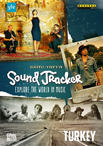 "Sami Yaffa's Sound Tracker DVD cover featuring musicians and a road, with 'Turkey' at the bottom."