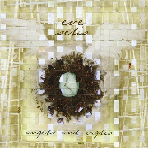 "CD cover with a bird's nest and egg on a tiled background."