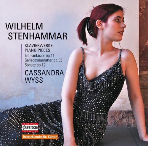 CD cover featuring a woman in a black dress with text and logos.