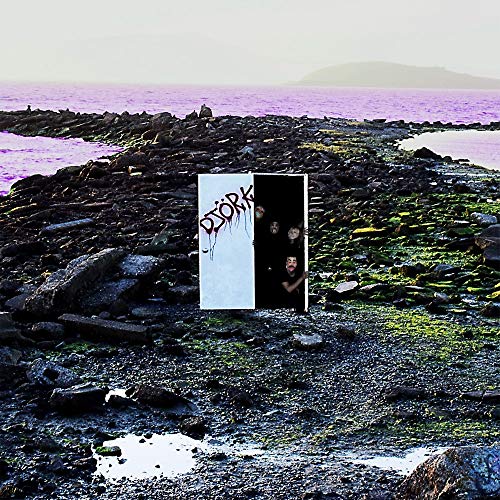 CD cover: a doorway stands on a rocky beach with figures inside.