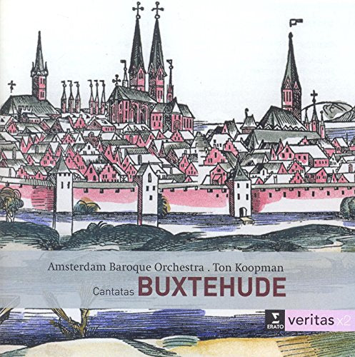 CD cover depicting a detailed, historic cityscape with church spires.