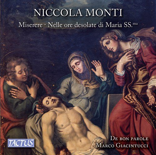 "CD cover featuring a painting of the Pietà scene with mourners and a corpse."
